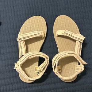 Teva original Maressa Fringe Embroidered Sandals Birch 9